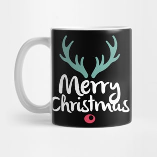 Merry Christmas Rudolph Mug